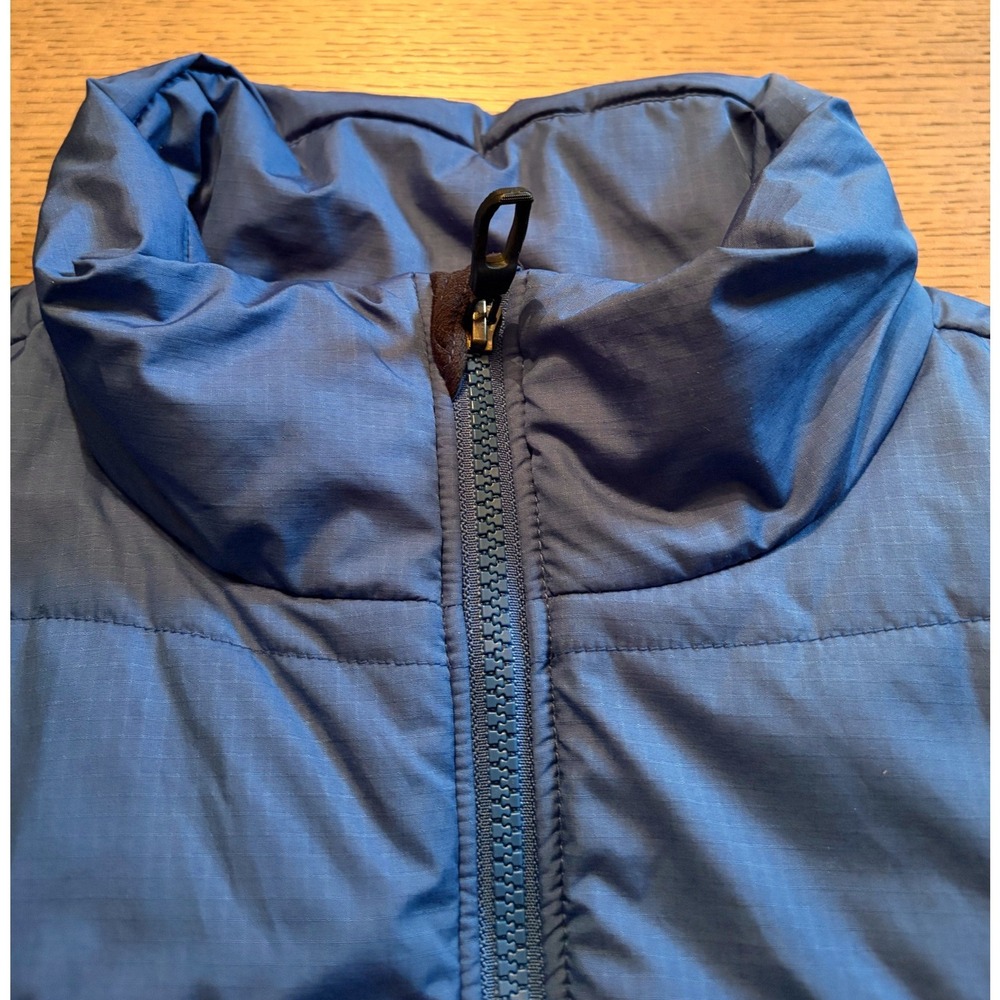 Columbia Omni-Heat Puffer Jacket Mens Blue Insulated Full Zip Ripstop Coat - Picture 11 of 13